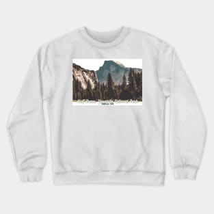 Half Dome, Yosemite National Park Crewneck Sweatshirt